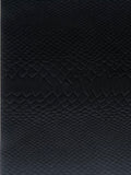 12x12 Handmade Paper - Embossed Black Snake