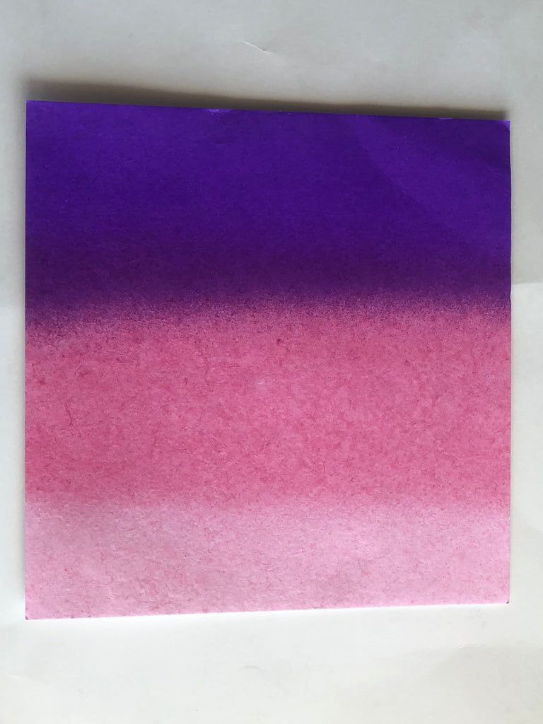 12x12 Handmade Paper - Purple Ombre