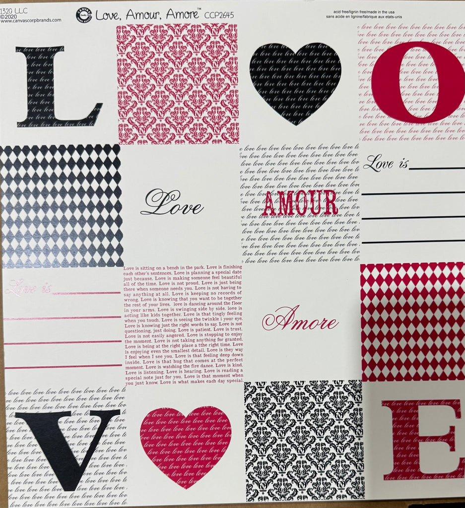 Love, Amour, Amore - CCP2645