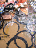 Printed Cardboard - Water Circles