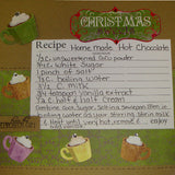 Black and White Recipe Card Paper
