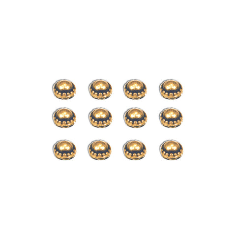 7gypsies Studs: Dome: Antique Brass
