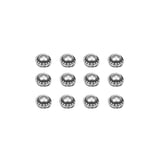 7gypsies Studs: Dome: Antique Silver