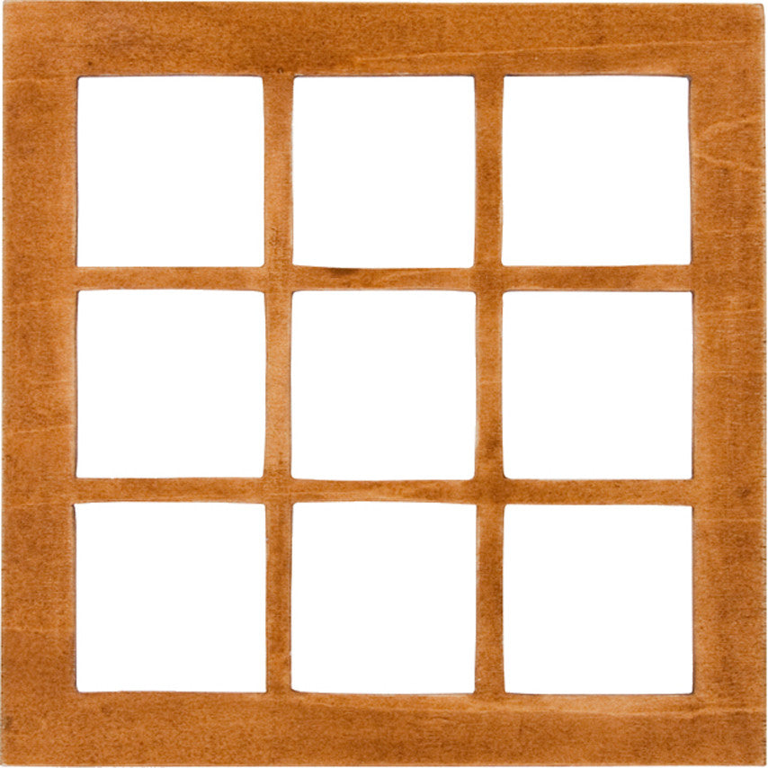 7gypsies 8x8 Shadowbox Insert: Squares: Stained Wood