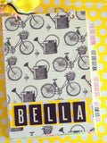The Watering Can: Bikes and Baskets on Ivory Paper