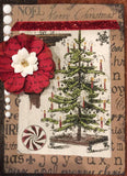 Farmhouse Christmas: Black and Kraft Merry Christmas Paper
