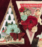 7gypsies Vintage Pennant - Holly Berries