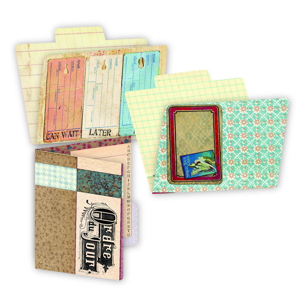 7gypsies ATC Printed File Folders - Ordre Du Jour