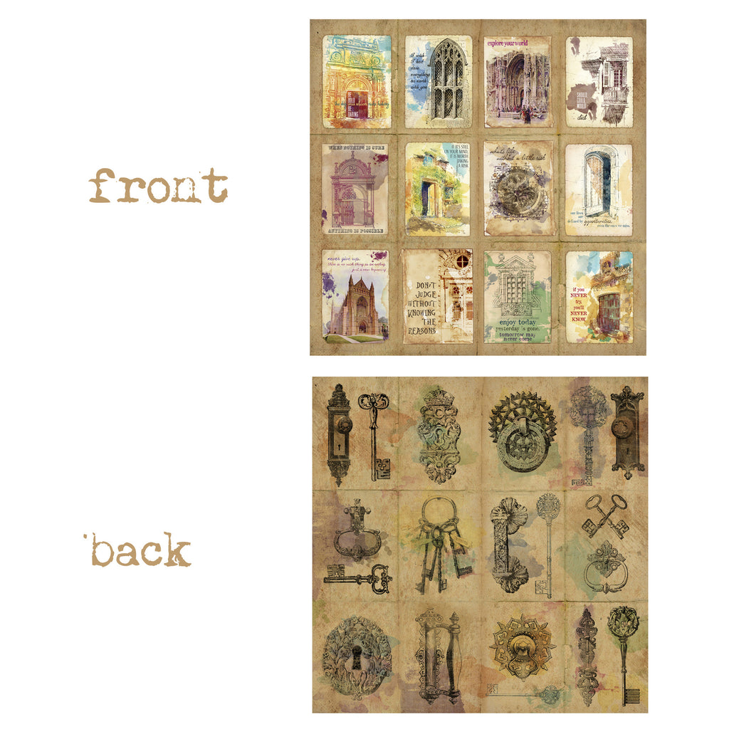 7gypsies Wanderlust: Open New Doors 12x12  Paper