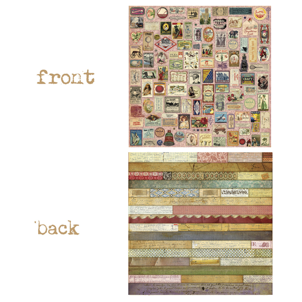 7gypsies Ordre Du Jour: 12x12 Go & Be Paper