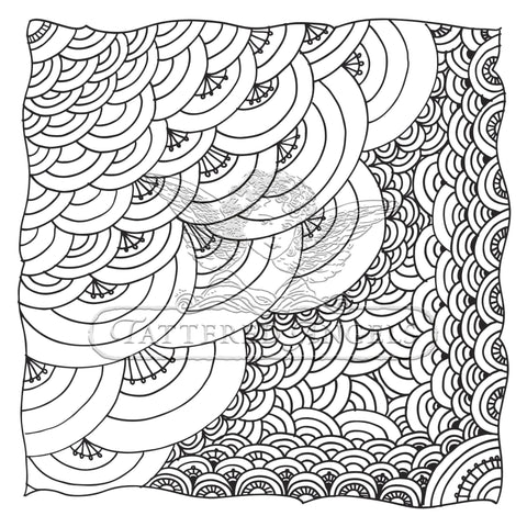Tattered Tangles Paper: Swirls
