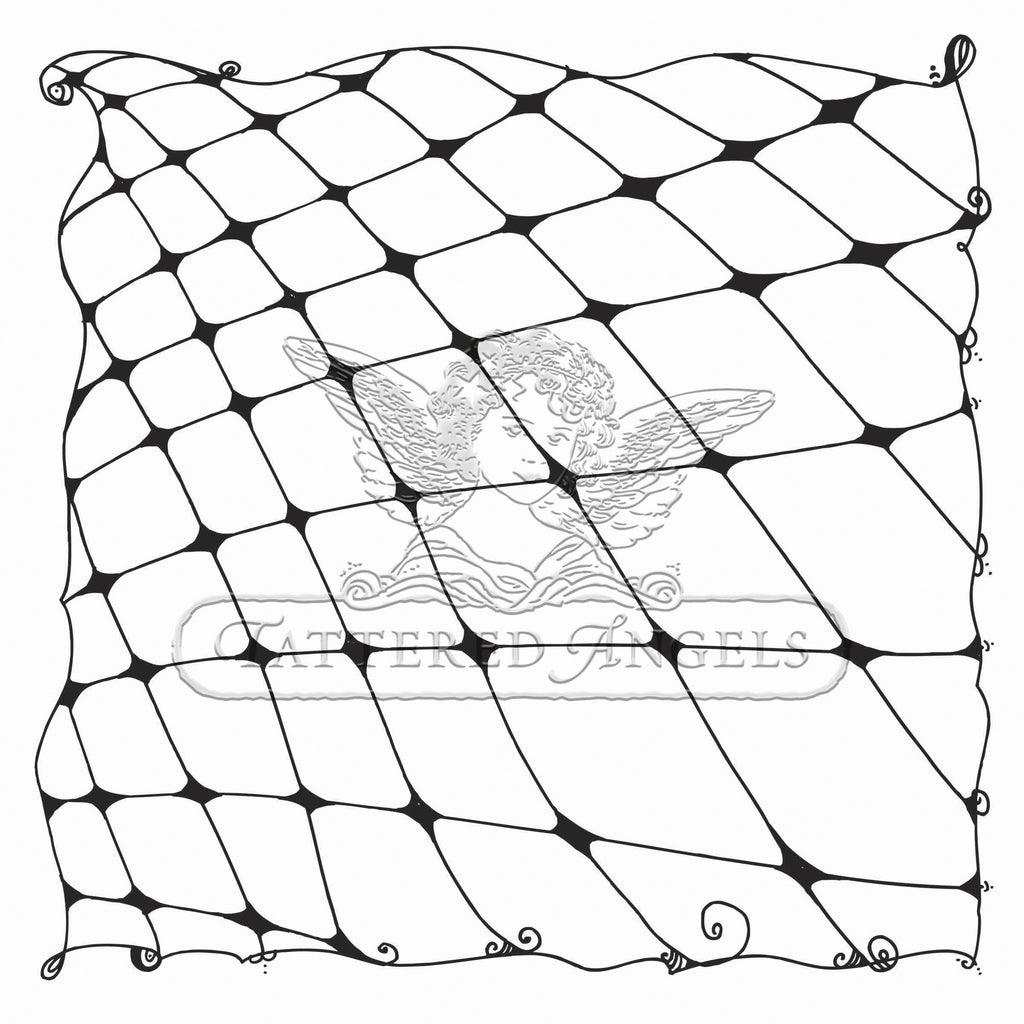 Tattered Tangles Paper: Diamonds