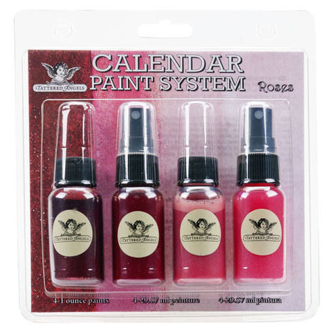 Tattered Angels Calendar Kit Paint System Roses