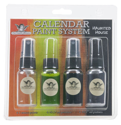 Tattered Angels Calendar Kit Paint System - Haunted House