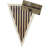 7gypsies Vintage Pennant - Halloween Stripe