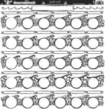 Tattered Tangles - Swatch Card Paper