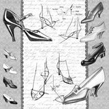 Mixed Media Origins - High Heels