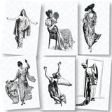 Mixed Media Origins Mini Art - Elegant Ladies