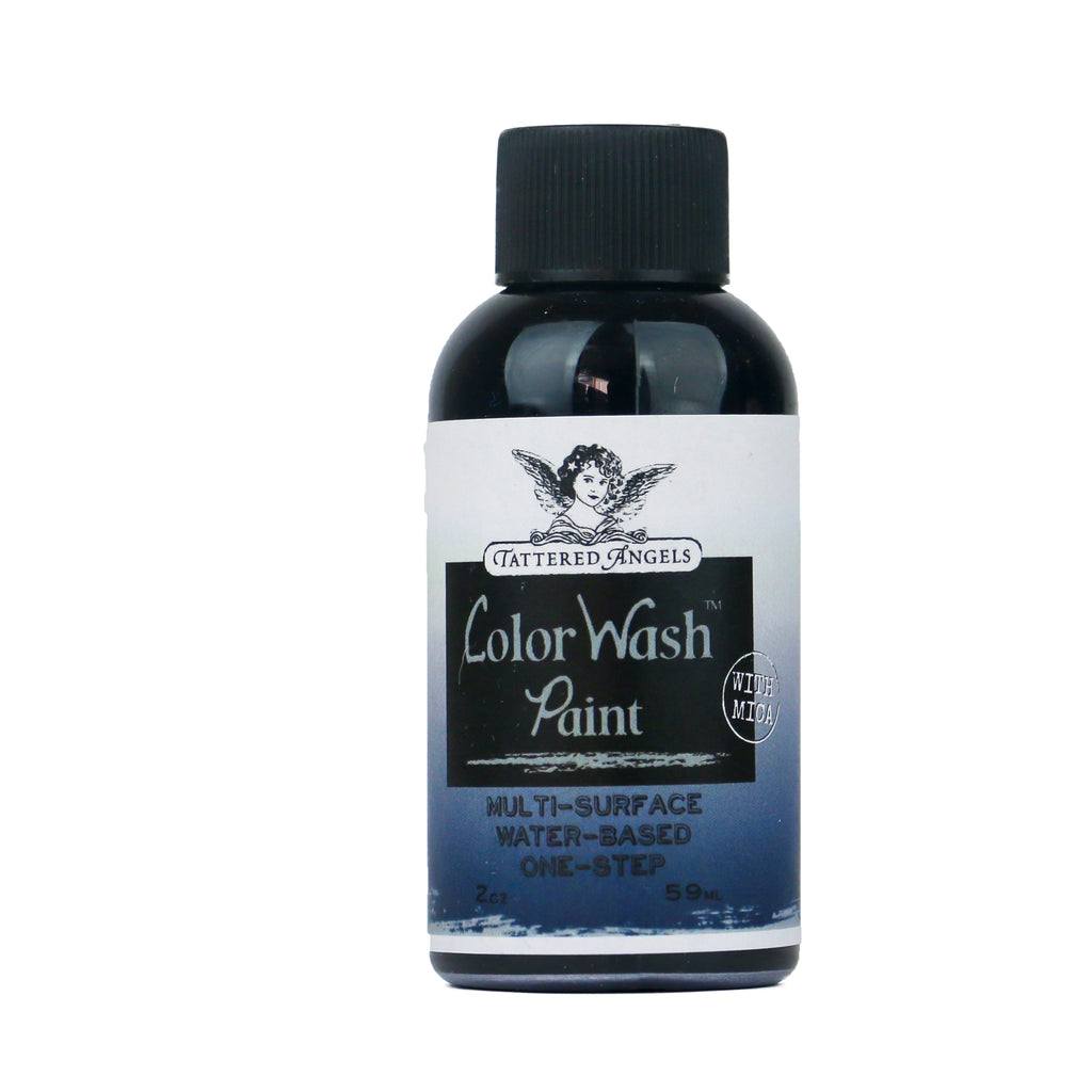 Color Wash Paint Faux Finish  - Pewter