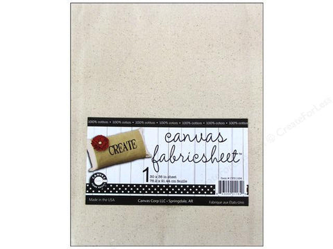 Canvas Fabric Sheet - 2 Sizes