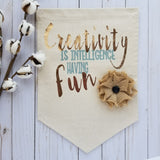 Canvas Banner - Shield (available in 4 sizes)