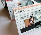 Black and Kraft Recipe Card Paper