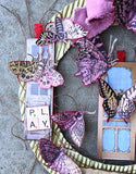 Spring Showers:  Butterflies on Ivory Paper