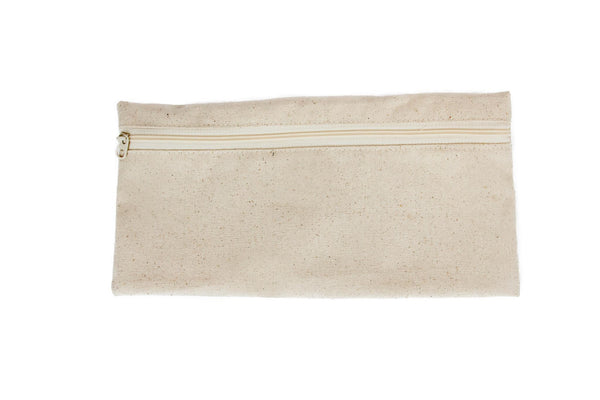 Canvas Bag - Zipper Tote Bag 6x12 - Canvas – 1320LLC