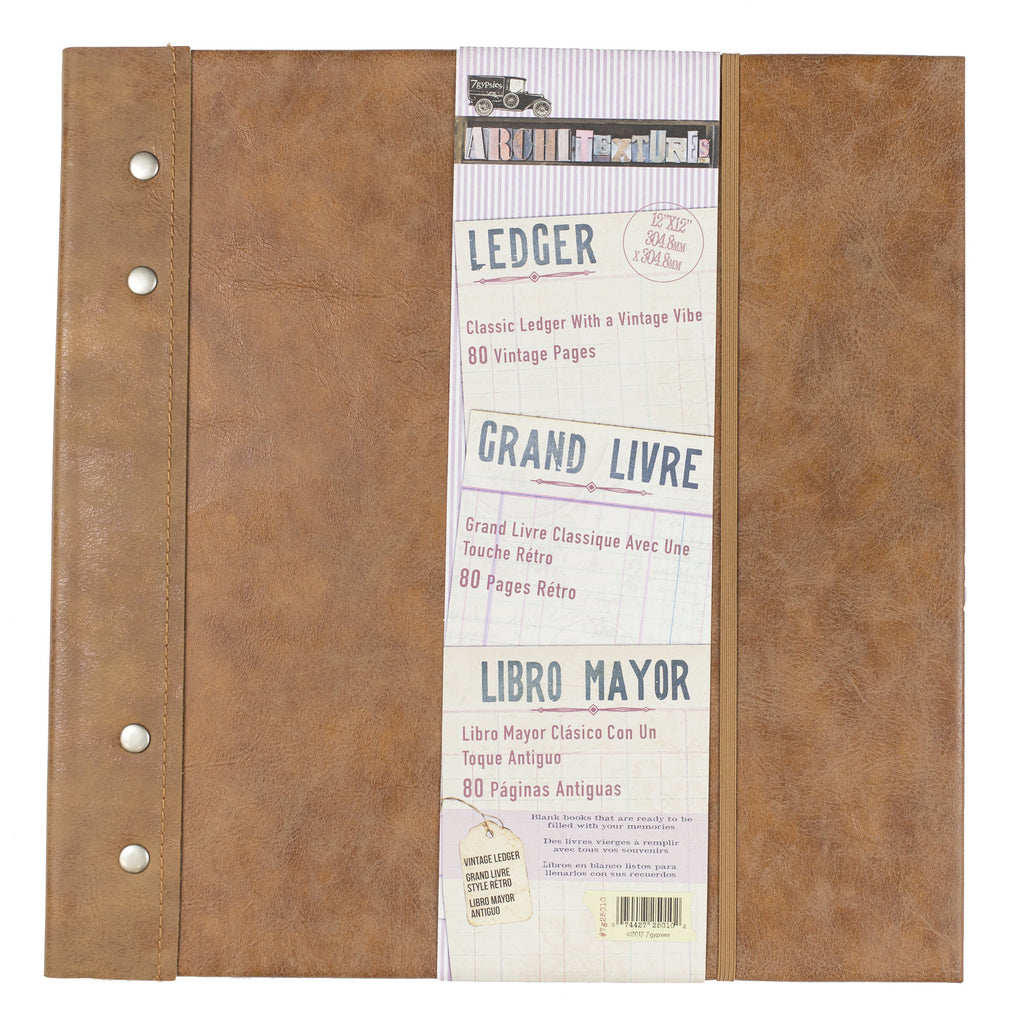 Architextures™ Vintage Ledger 12"X12"