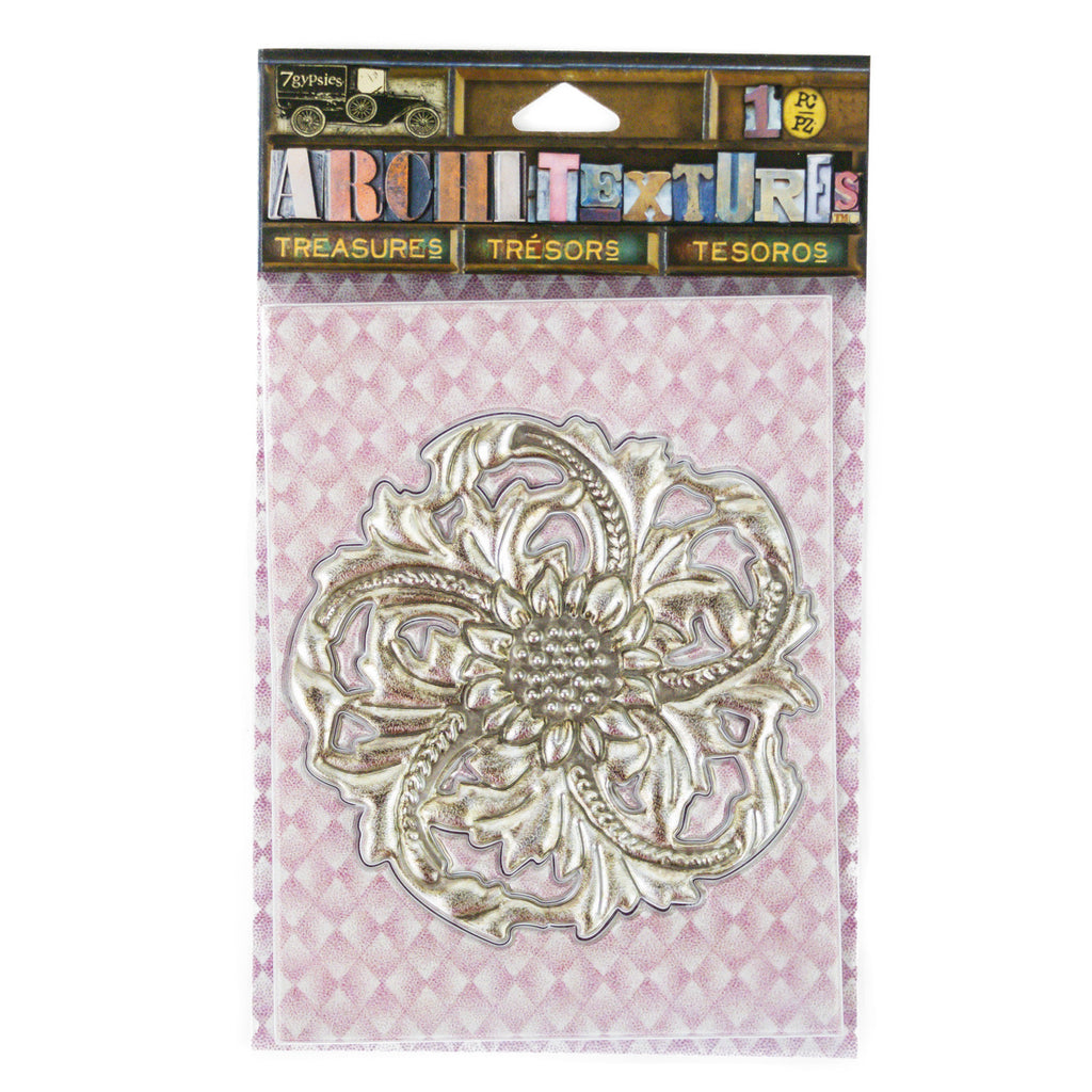 Architextures™ Treasures - Tarnished Silver Brooch