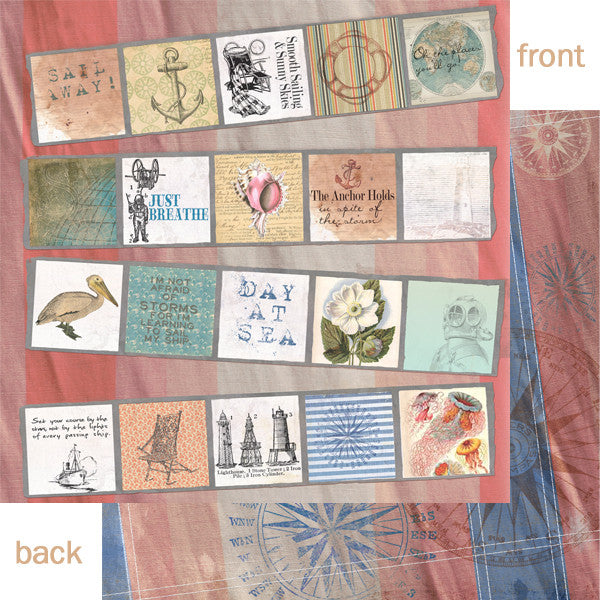 Architextures™ 12x12 Paper - Day At Sea