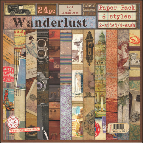 7gypsies Paper Pack Collection - Wanderlust