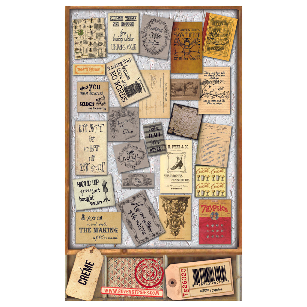Architextures™ Salvage Ephemera - Creme (25pc)