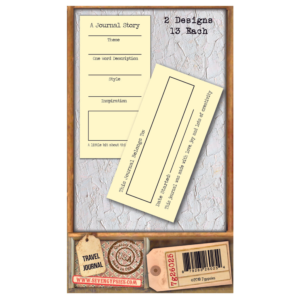 Architextures™ Flash Cards - The Journal Story (26 pieces)