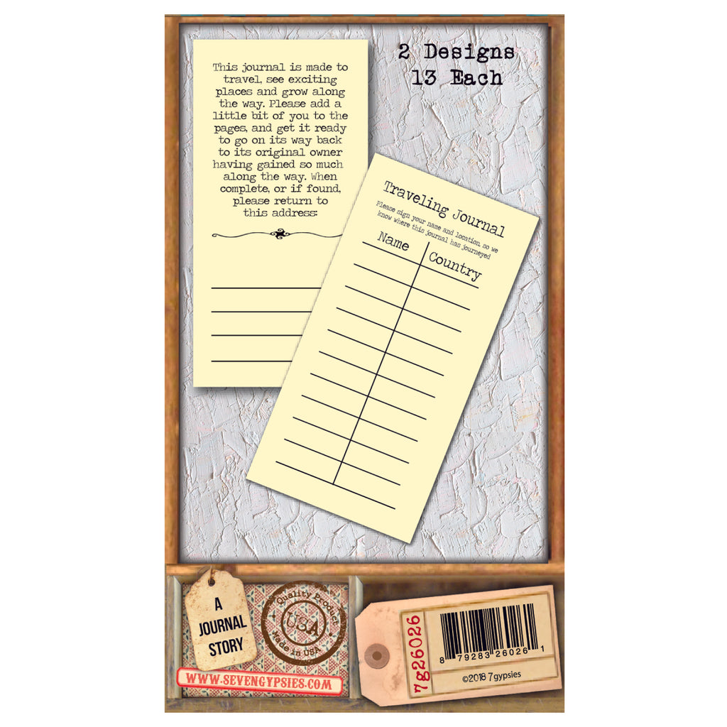 Architextures™ Flash Cards - Travel Journal (26 pieces)