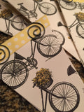 Yellow and Ivory Mini Dot Rev Paper