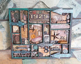 7gypsies American Vintage: 12x12 State Plates Paper