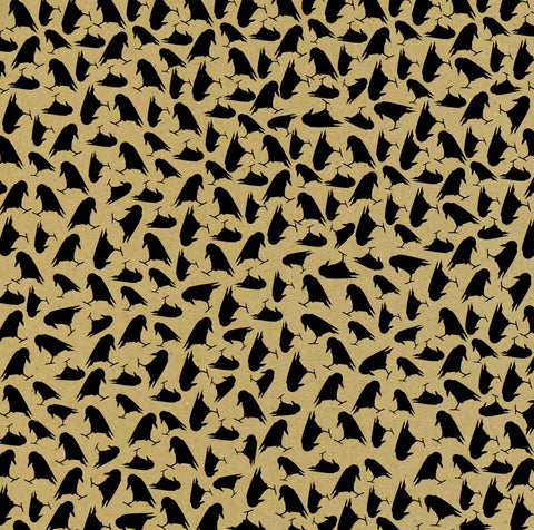 Haunt It: Black & Kraft Ravens Paper