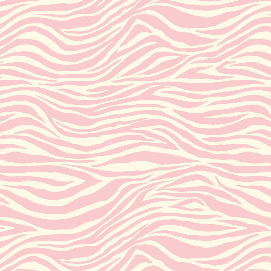 Pink and Ivory Zebra Paper