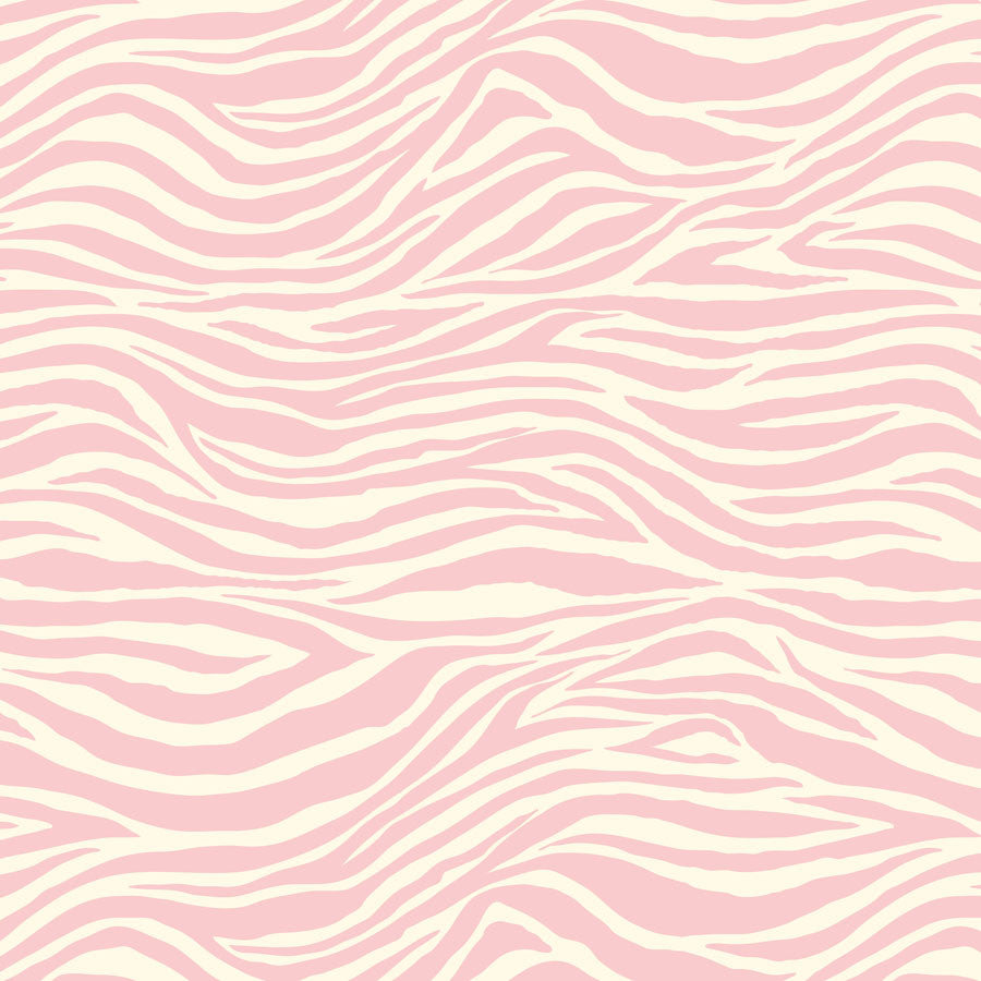 Pink and Ivory Zebra Paper