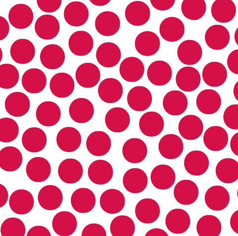 Red and White Big Dot Paper