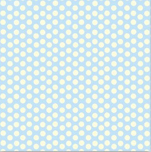 Blue and Ivory Dot Reverse Paper