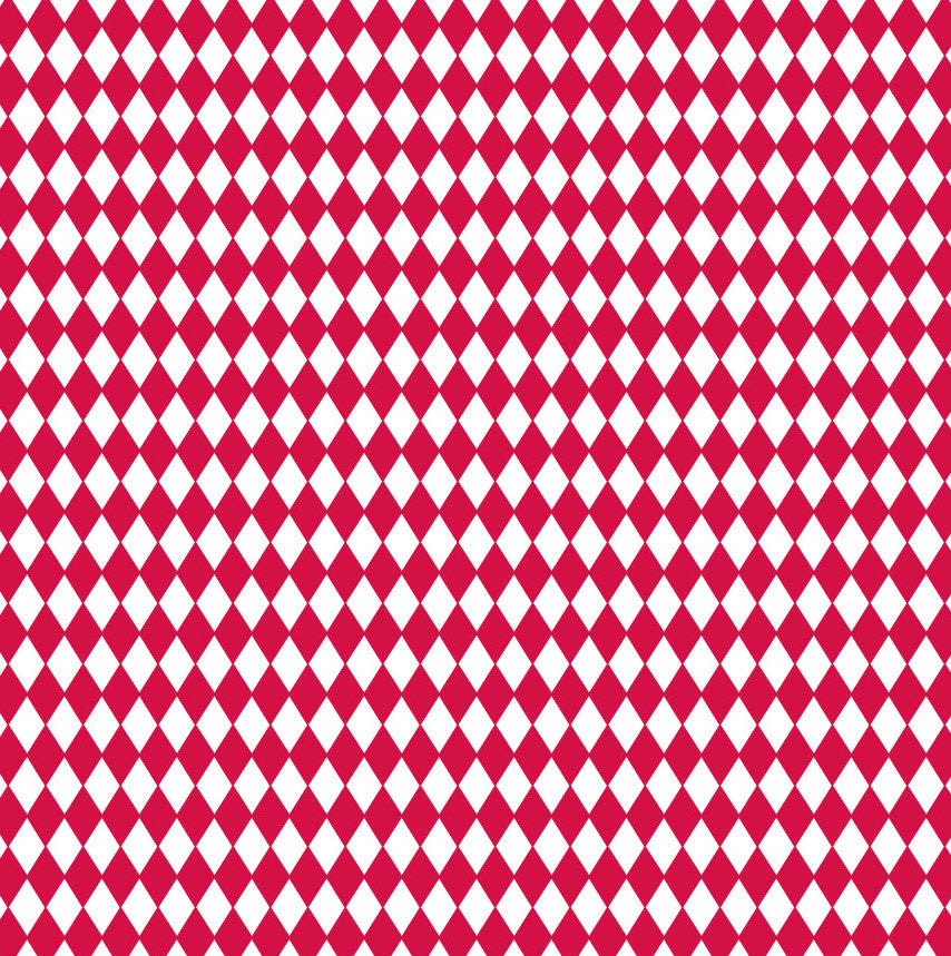 Red and White Diamond Paper
