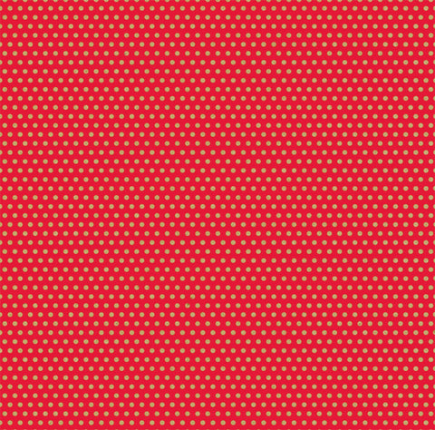 Red and Kraft Mini Dot Rev Paper
