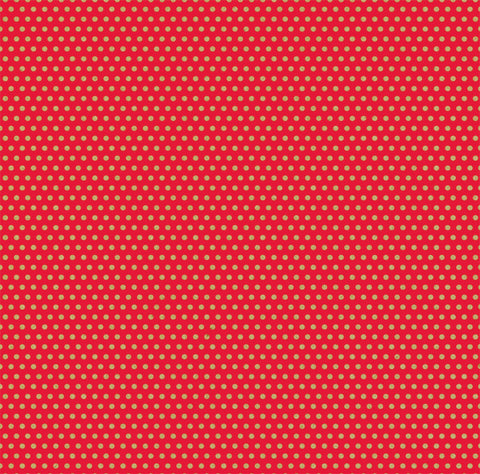 Red and Kraft Mini Dot Rev Paper