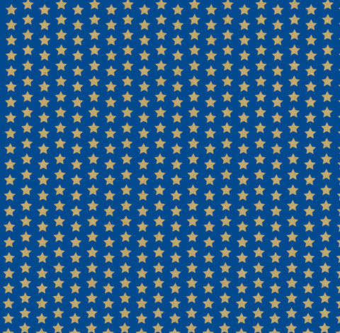 Navy and Kraft Stars Rev Paper