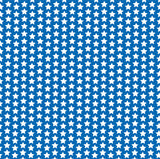 Royal Blue and White Star Paper