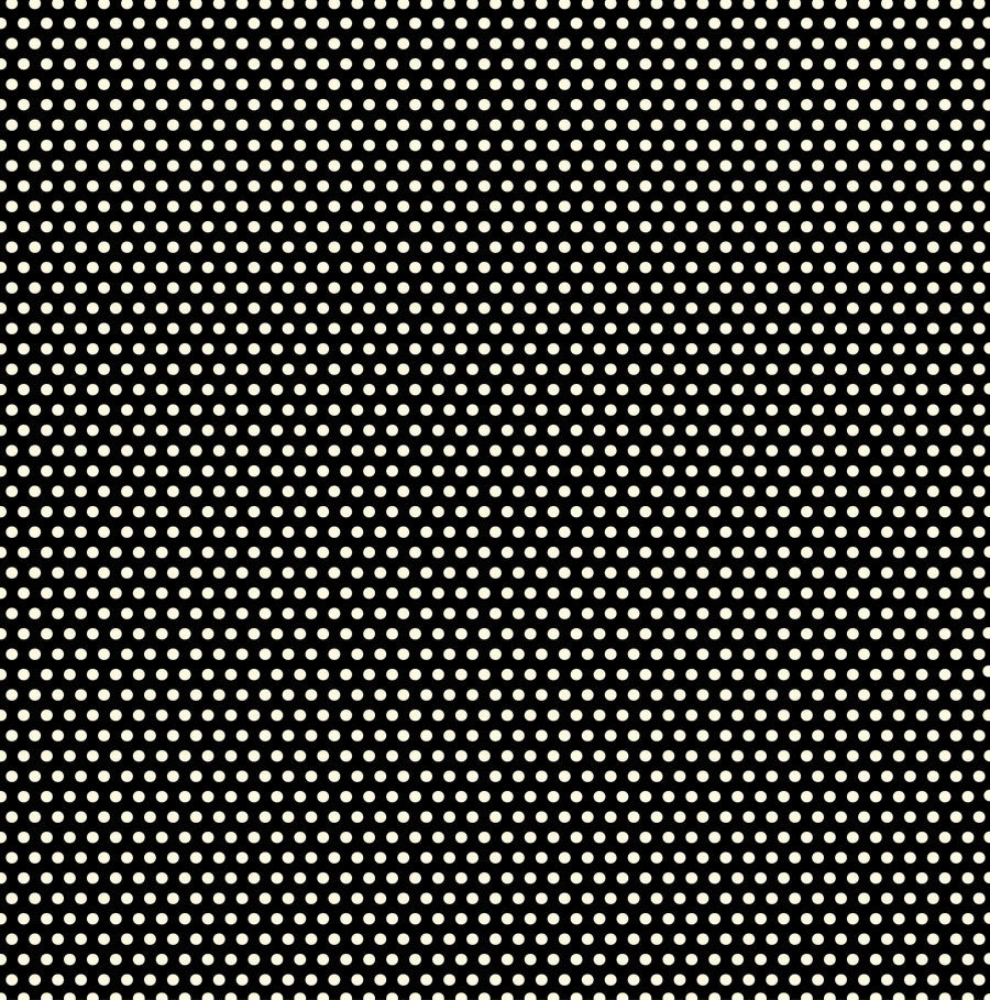 Black and Ivory Mini Dot Rev Paper
