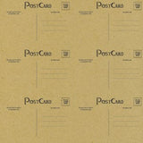 Black and Kraft Postcard Paper