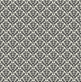 Black and Ivory Damask Paper